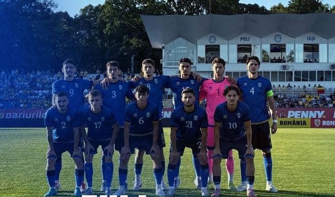 Del formacioni i Kosovës U21 kundër Spanjës