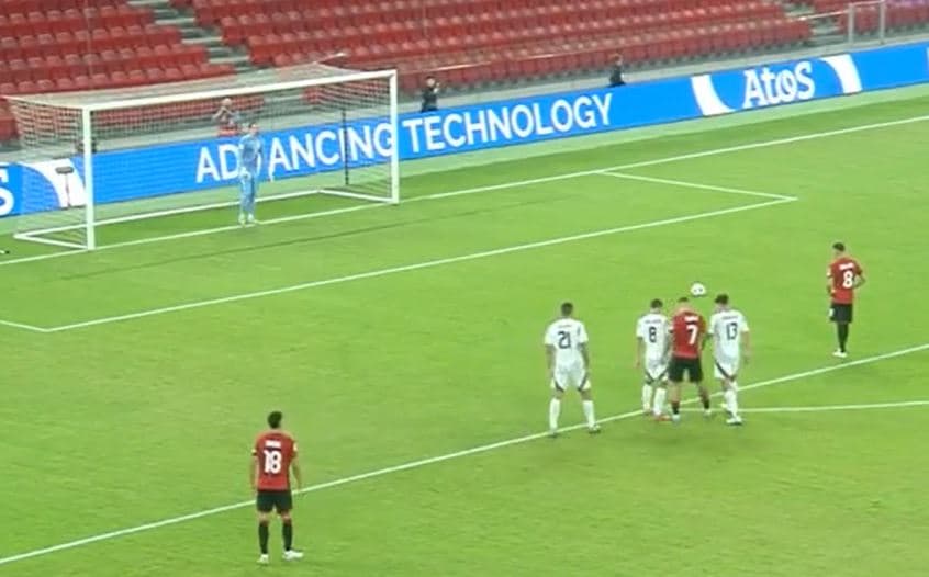 Avancon Shqipëria, Asllani i saktë nga penaltia