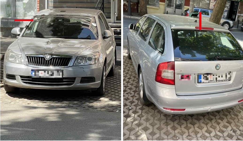 Vetura me targa të Serbisë dhe me kamera të instaluara konfiskohet nga policia në veri