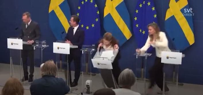 Ministres së Shëndetësisë në Suedi i bie të fikët gjatë konferencës