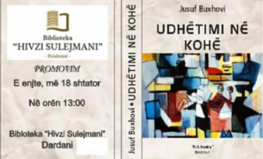 “Udhëtimi në kohë” e Jusuf Buxhovit promovohet sot në Prishtinë