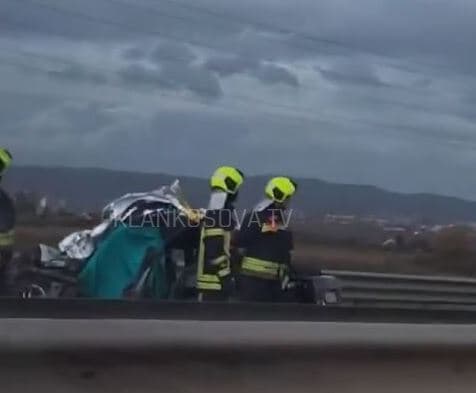Pamje nga aksidenti në Bresje, ku humbi jetën një person (VIDEO)