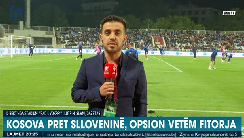 Klani direkt nga "Fadil Vokrri" sjell atmosferën e ndeshjes kundër Sllovenisë (VIDEO)