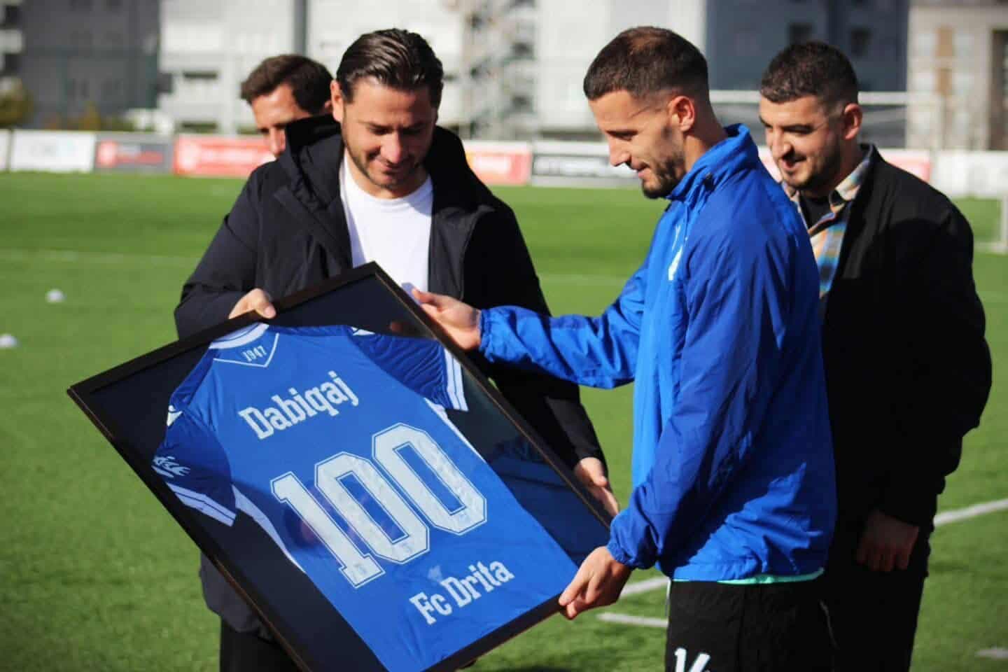Albert Dabiqaj - 100 ndeshje për Dritën