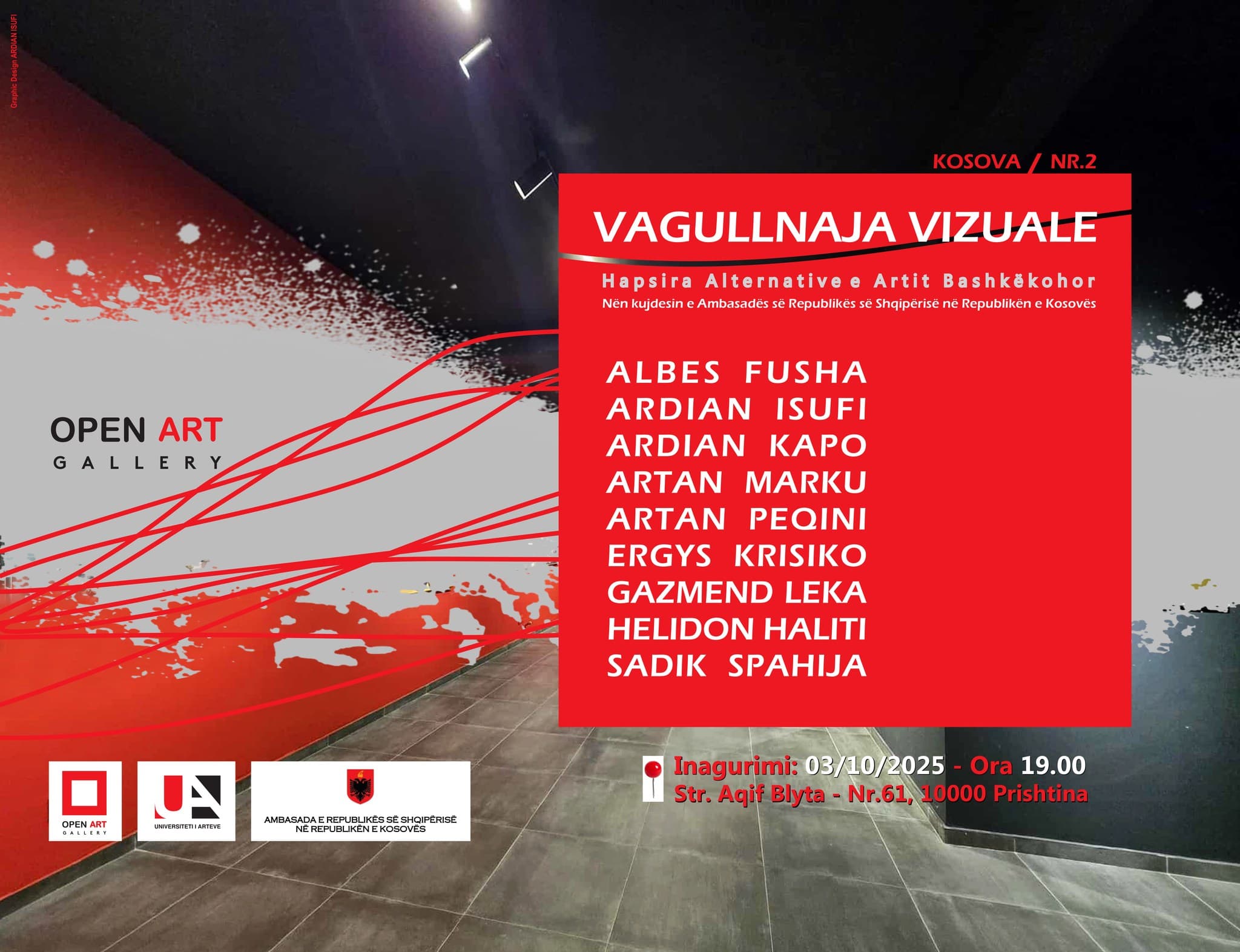 “Vagullnaja Vizuale” e artistëve shqiptarë, sonte në Open Art Gallery