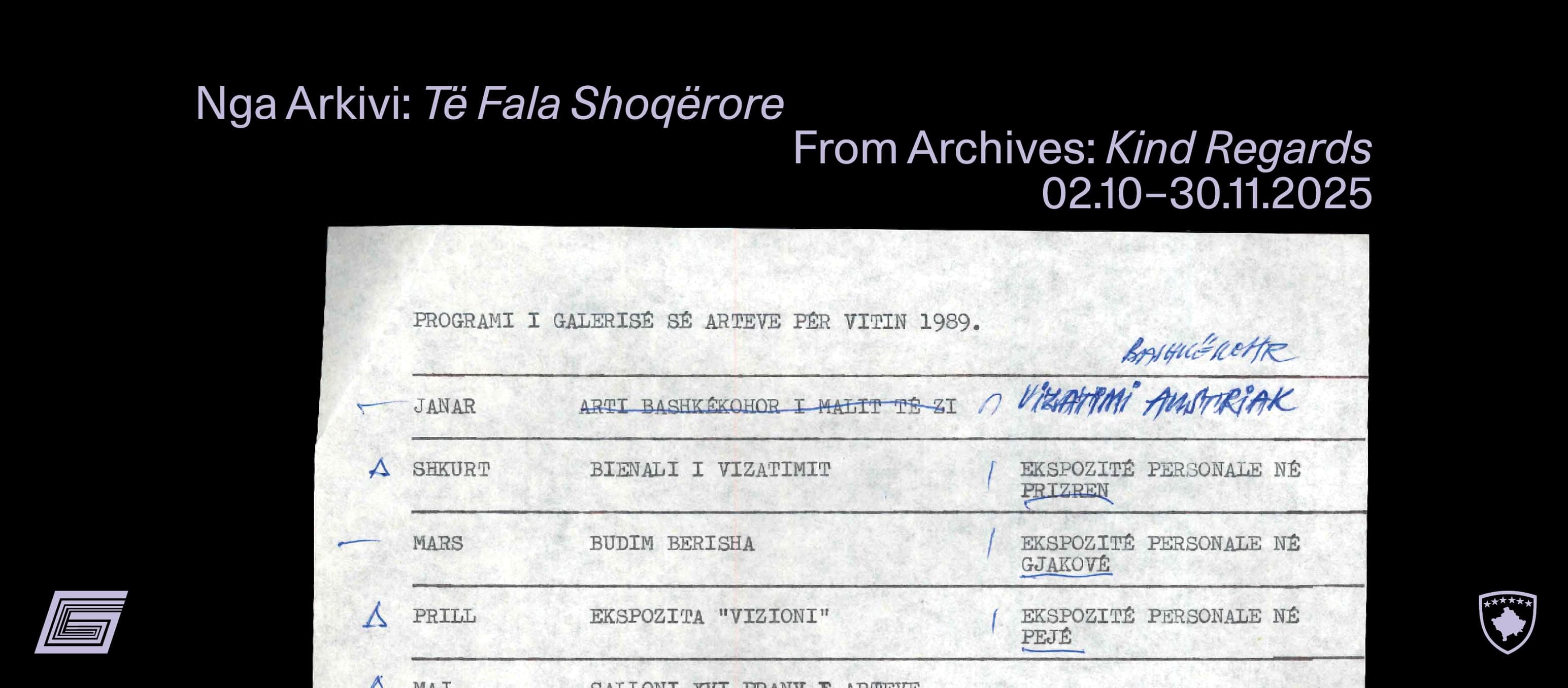 Ekspozita “Nga Arkivi: Të Fala Shoqërore” hapet sonte në Galerinë Kombëtare të Kosovës