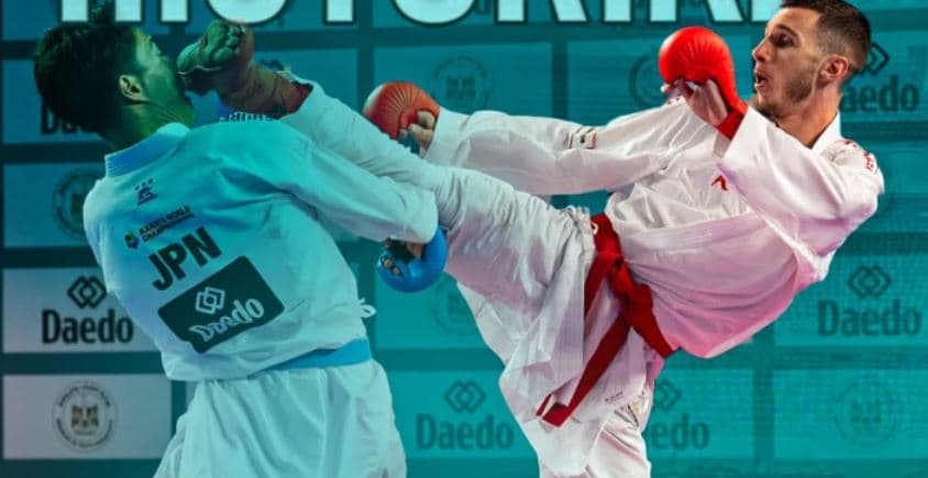 Historike: Islam Selmani nënkampion i botës në karate!