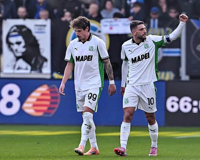 Super Berardi, Saasuolo deklasoi Atalantan