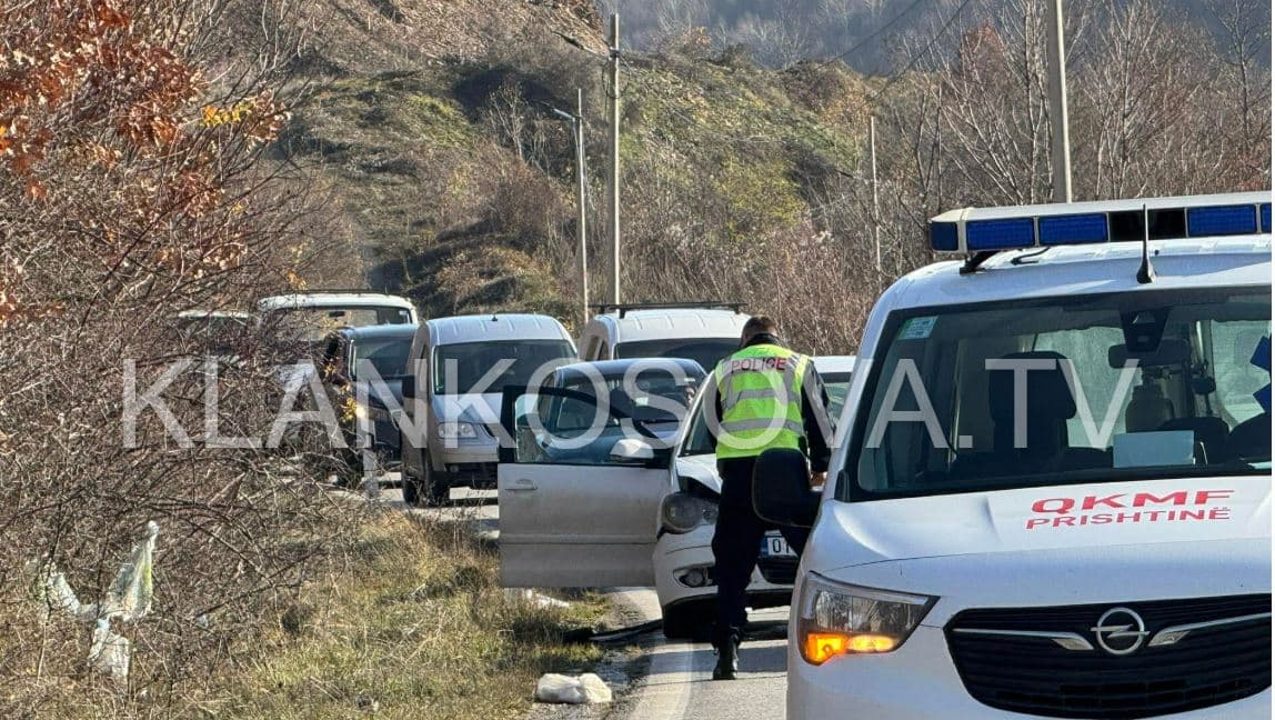 Aksident në Makoc, policia në vendin e ngjarjes (FOTO)