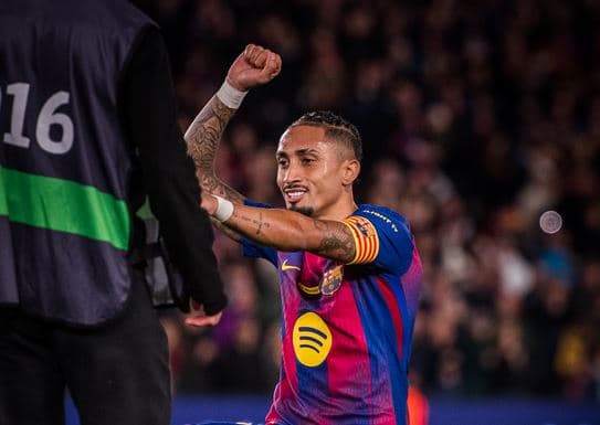 Raphinha ia sjell fitoren Barcelonës