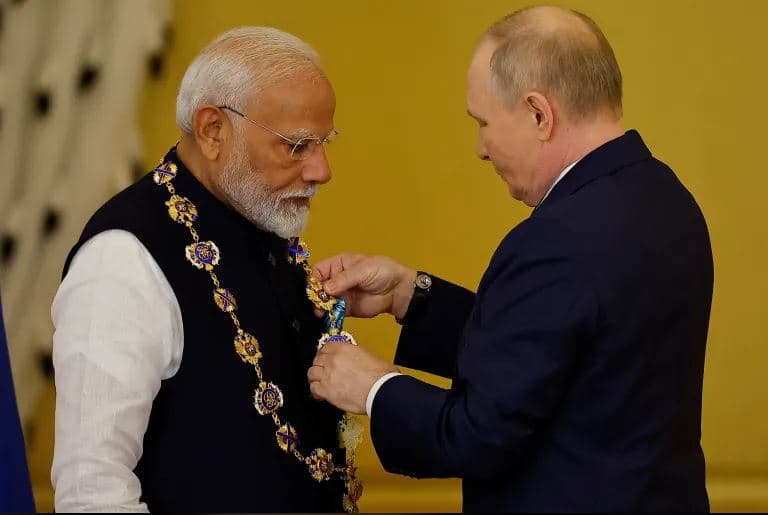 Putin viziton Indinë mes presionit për paqe në Ukrainë