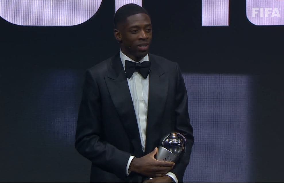 Pas "Topit të artë", Dembele e ''rrëmben" edhe çmimin "The Best" nga FIFA