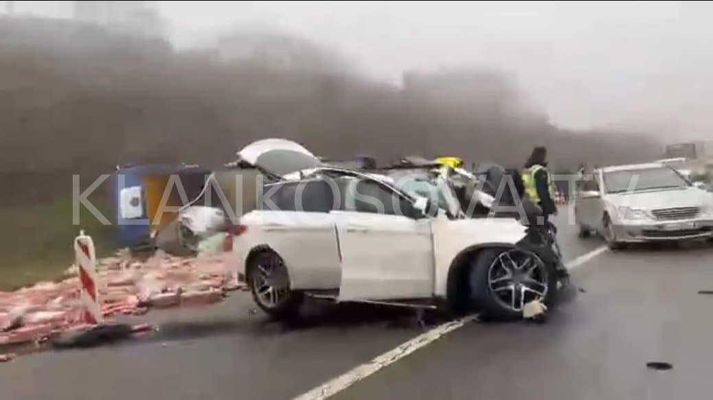 Detaje nga aksidenti në “Ibrahim Rugova”: Viktima ngiste veturë me targa të huaja (VIDEO)