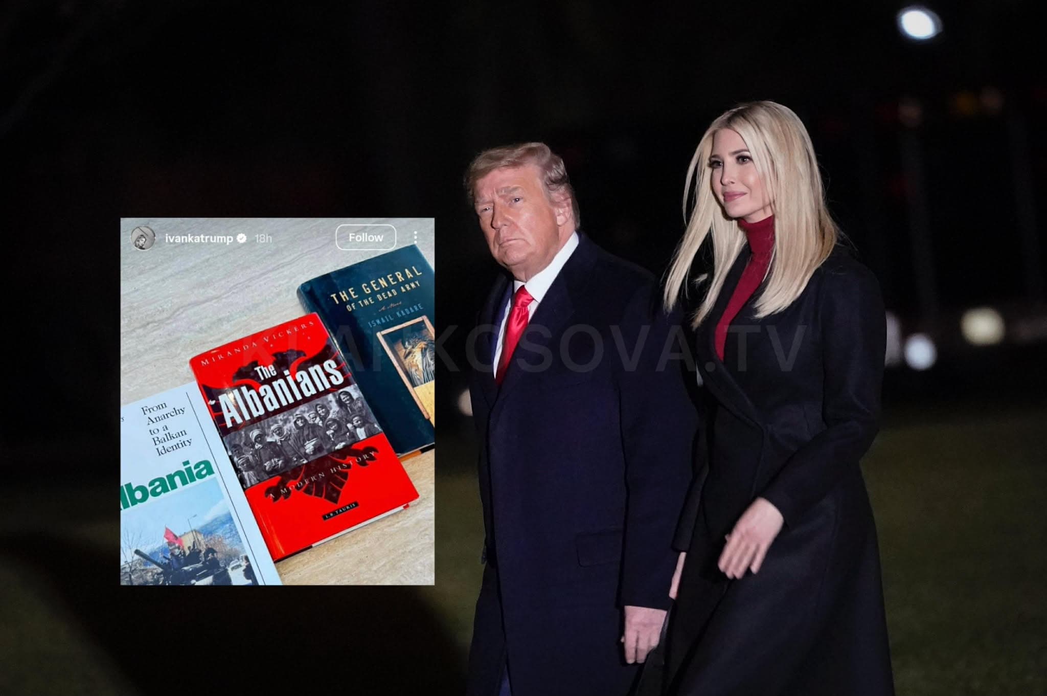 Ivanka Trump publikon librat për historinë shqiptare: Çfarë po hulumton?
