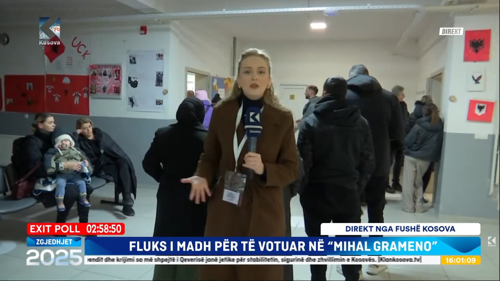 Fluks i madh për të votuar me kusht në “Mihal Grameno” (VIDEO)