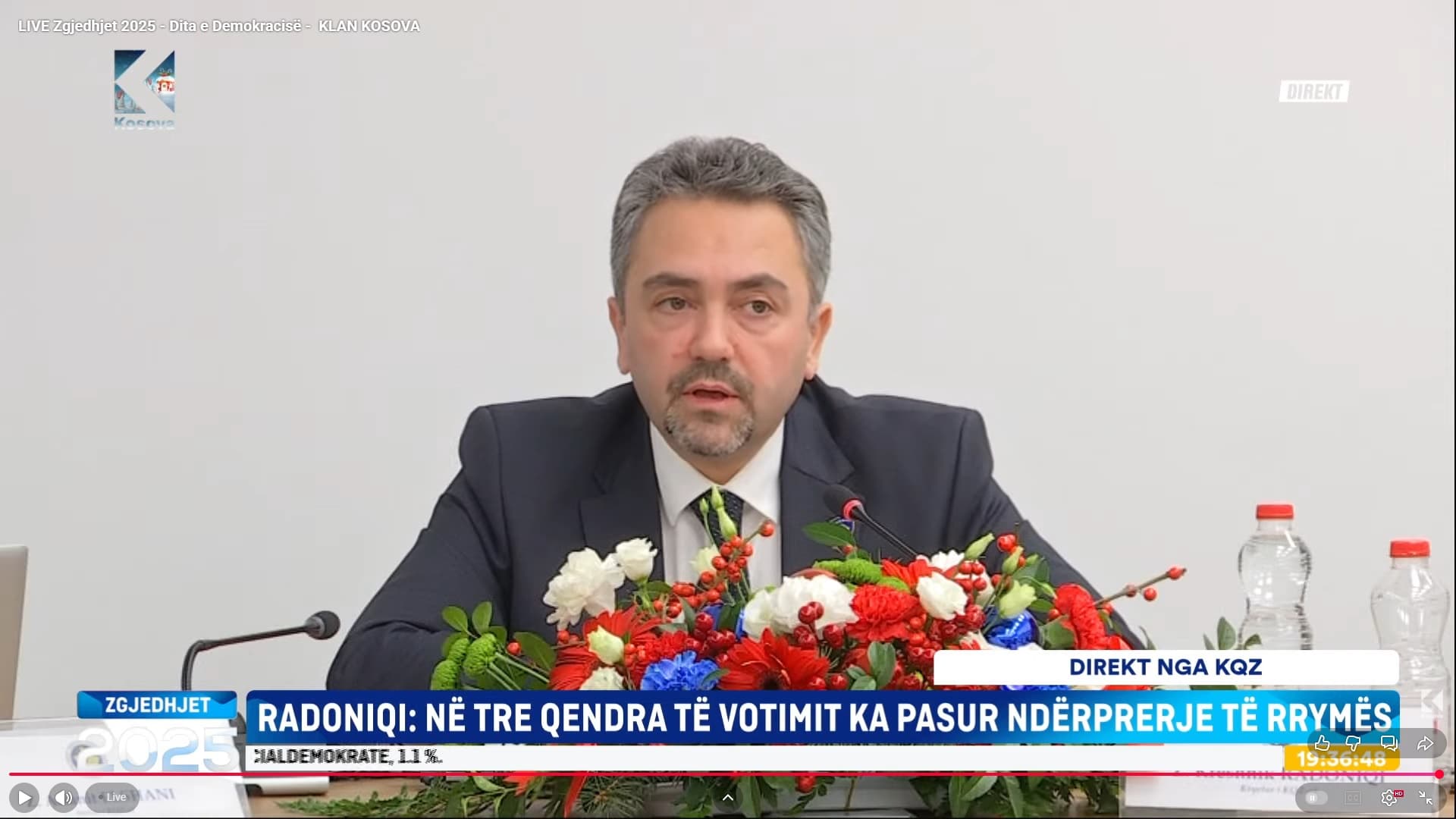 Radoniqi: Dalje më e madhe e votuesve në krahasim me zgjedhjet e 9 shkurtit