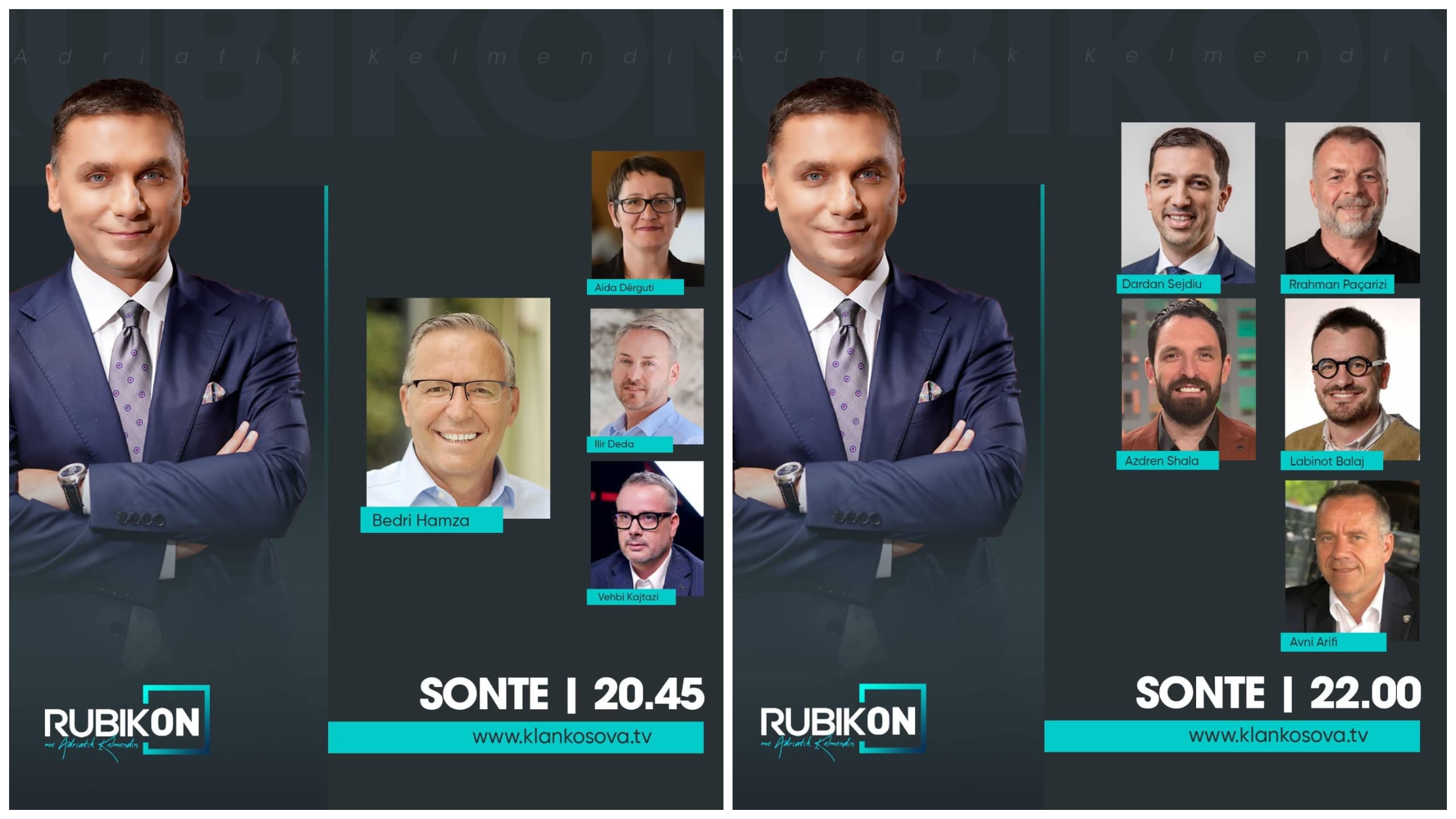 RUBIKON sonte: Bedri Hamza prezanton programin / opinionistët analizojnë premtimet e partive
