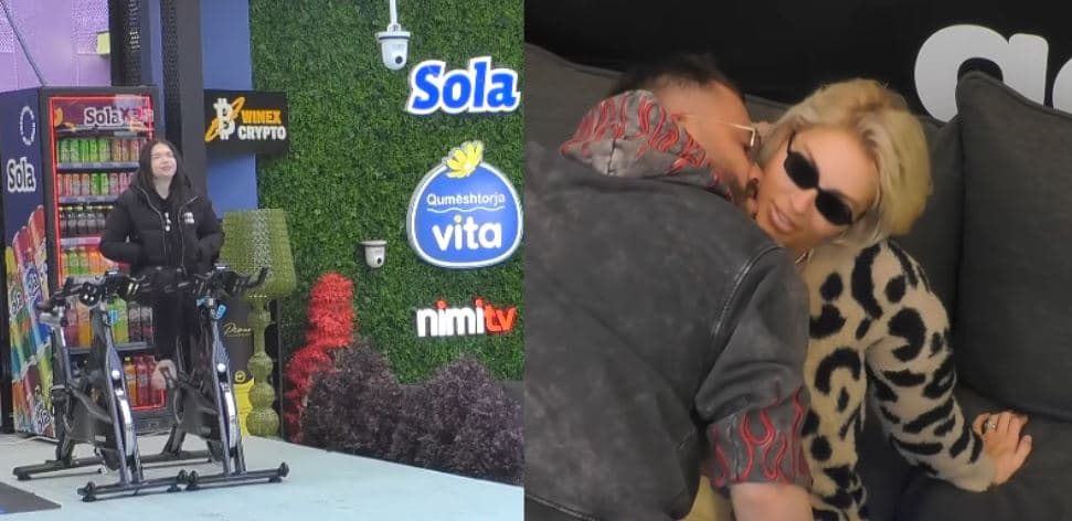 Limi dhe Dolce s’i kursejnë puthjet as para Albës (VIDEO)