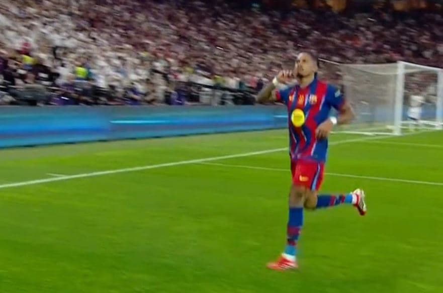 Raphinhaaaa! Barcelona gjen golin ndaj Realit në Superkupën "Klasike"
