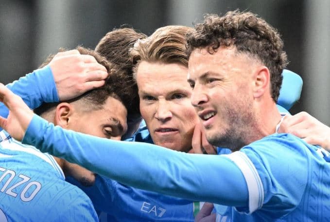 Derbi Inter - Napoli mbyllet baras, gara për titull mbetet e hapur