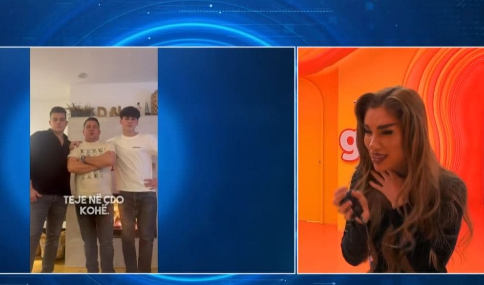 Bia qan me dënesë pasi surprizohet nga baba i saj (VIDEO)