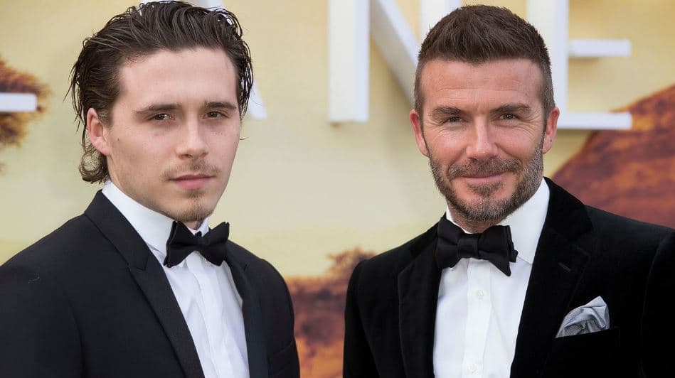 David Beckham refuzon t'u përgjigjet pyetjeve për djalin në Davos