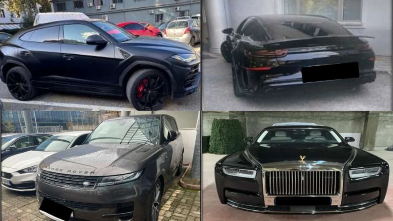Range Rover, Lamborghini e Porsche: Makinat luksoze që u sekuestruan në Shqipëri