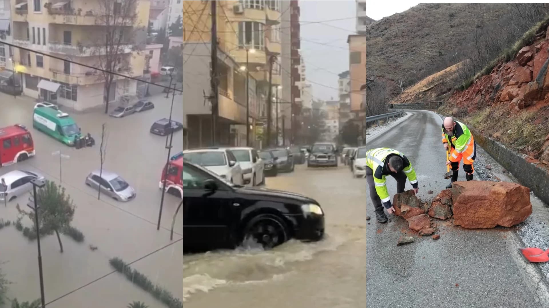 Shqipëria nën ujë: Përmbytjet në Durrës, Lezhë dhe Kukës – kjo është gjendja