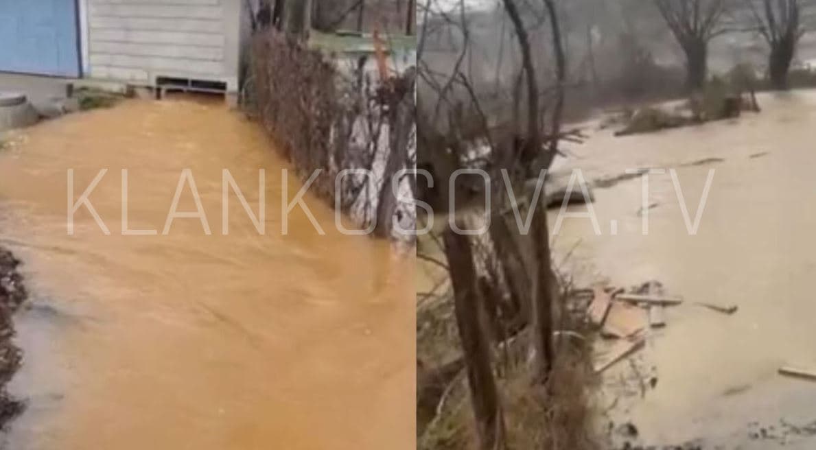 Gjendja në Gjakovë pas reshjeve të shiut, vërshohen fshatrat Bardhaniq dhe Botushë (VIDEO)