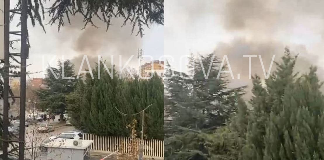 Djegia e objektit në Prishtinë, Zjarrfikësit në vendngjarje, s'dihet për të lënduar