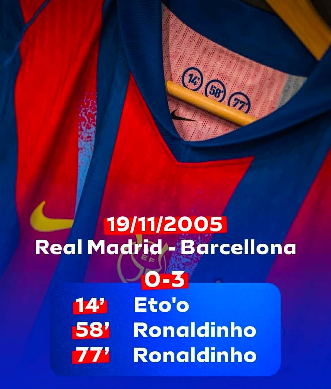 Detaji i fshehtë në fanellën e Barcelonës, një rikthim emocionues te Clasico i vitit 2005