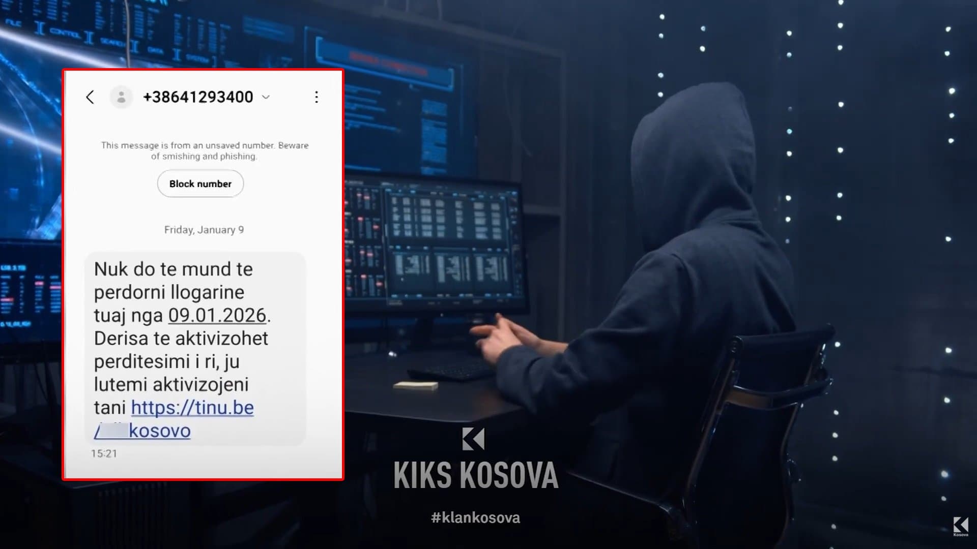 Mashtrimi me SMS që po zbraz llogaritë bankare të kosovarëve (VIDEO)
