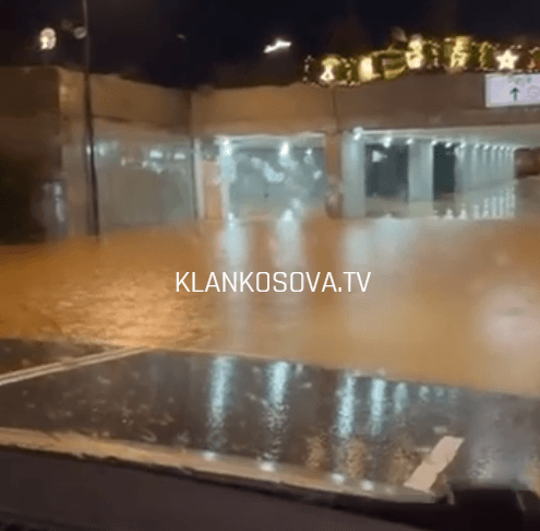 Nënkalimi i Malishevës i pakalueshëm pas reshjeve intensive të shiut (VIDEO)
