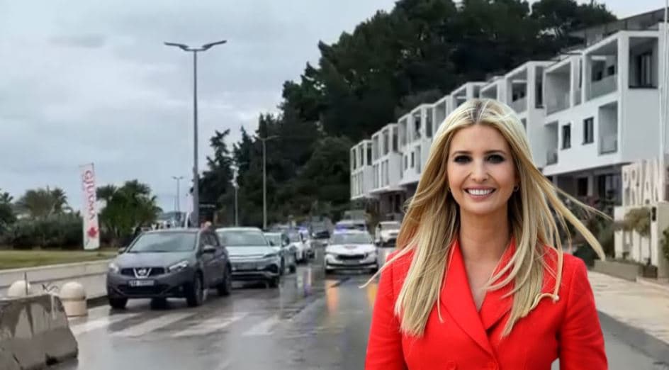 Vajza e Trumpit, Ivanka në Shqipëri - shoqërohet me forca të shumta policie (VIDEO)