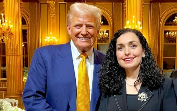 "Thellësisht e nderuar", Osmani merr ftesë nga Trump për Bordin e Paqes