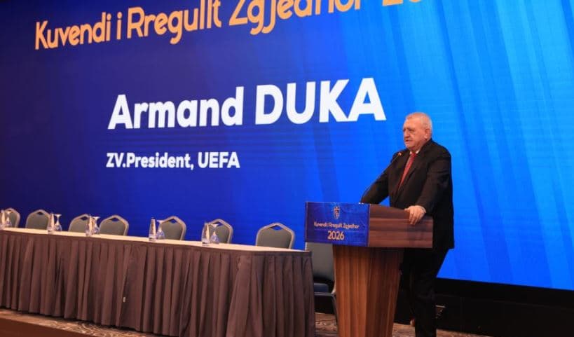 Armand Duka vlerëson lart progresin dhe zhvillimin e futbollit në Kosovë