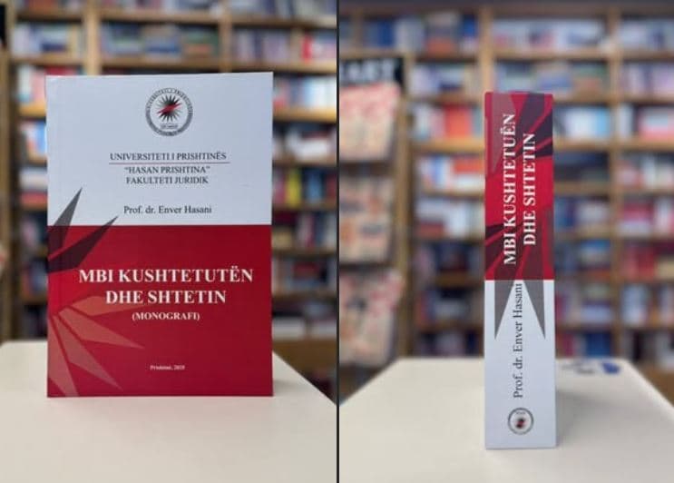 Del në shitje libri më i ri i Enver Hasanit “Mbi kushtetutën dhe shtetin”