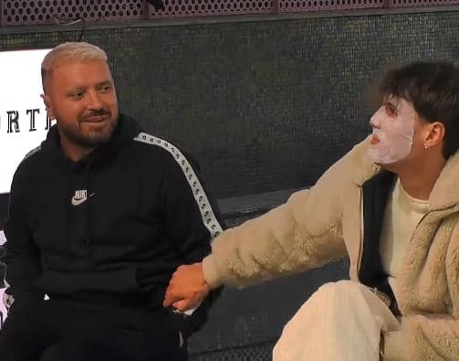 Moment qesharak mes Labit dhe Klodit: Hiqe atë maskë se po tutna (VIDEO)