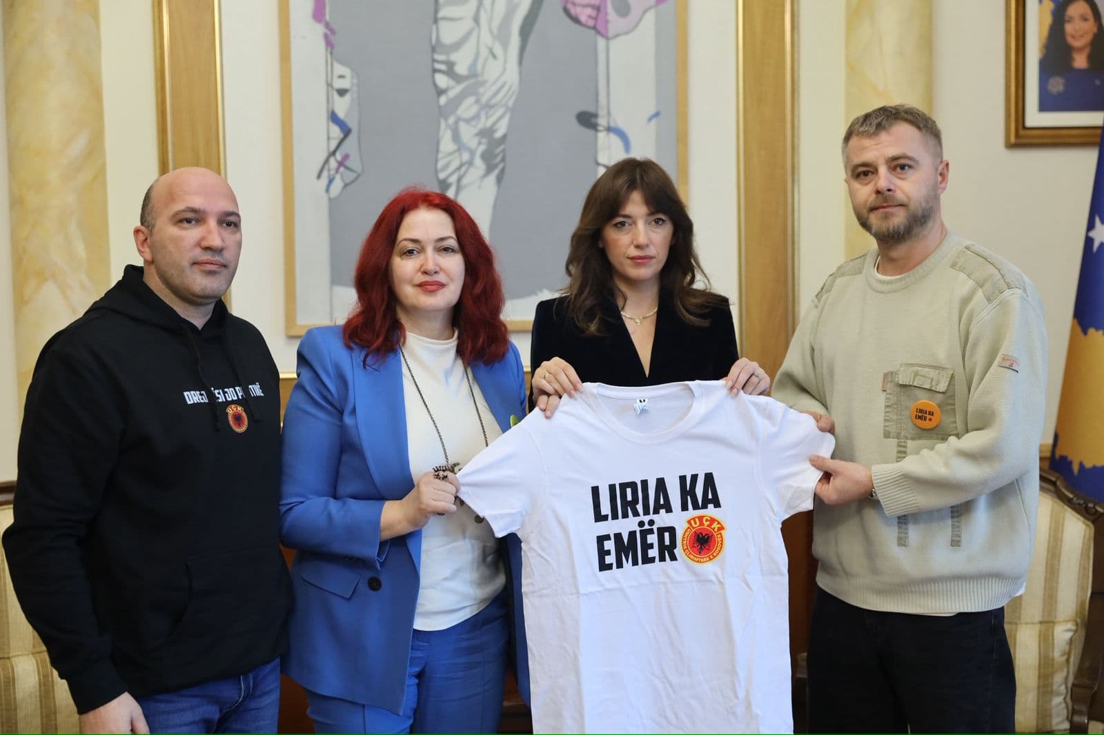 Platforma “Liria ka Emër” pritet nga kryetarja e Kuvendit, Haxhiu: UÇK na bashkon të gjithëve