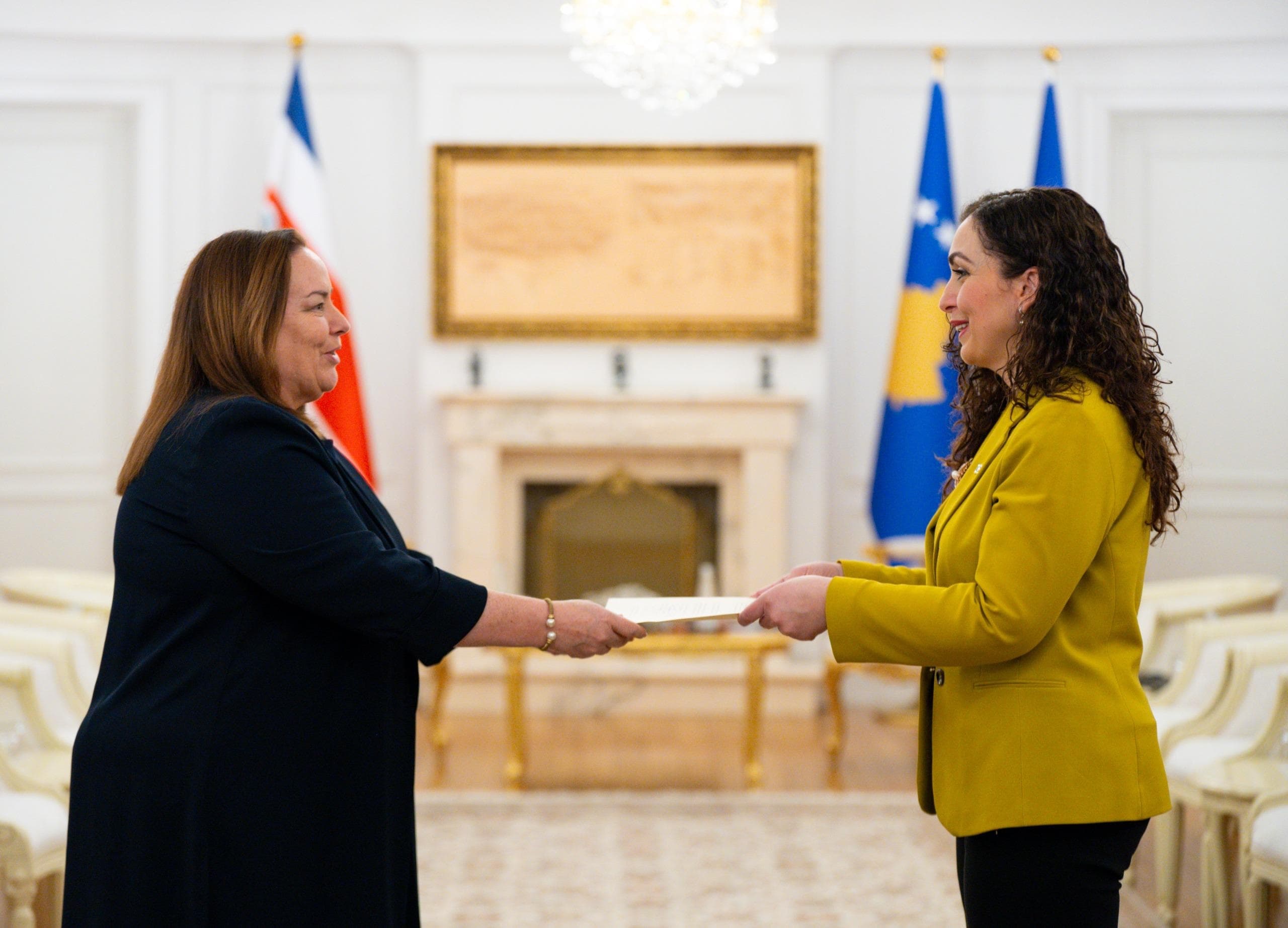 Osmani pranon letrat kredenciale të ambasadores së re, thellohet bashkëpunimi mes Kosovës e Kosta Rikës