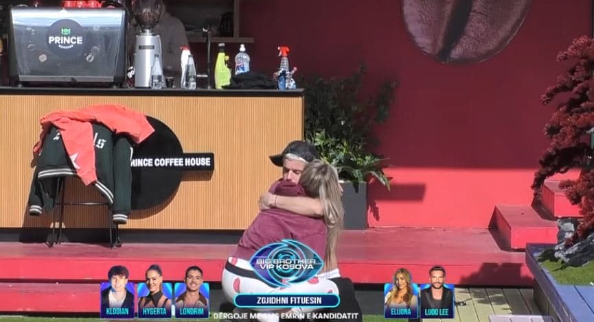 Londrimi dhe Elijona me përqafim të ngrohtë, një ditë para finales (VIDEO)