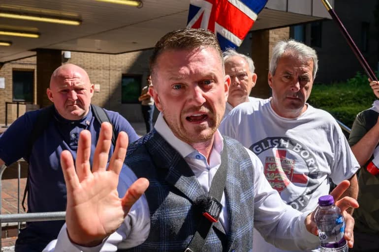 Tommy Robinson në Uashington: Çfarë tha në Departamentin e Shtetit?