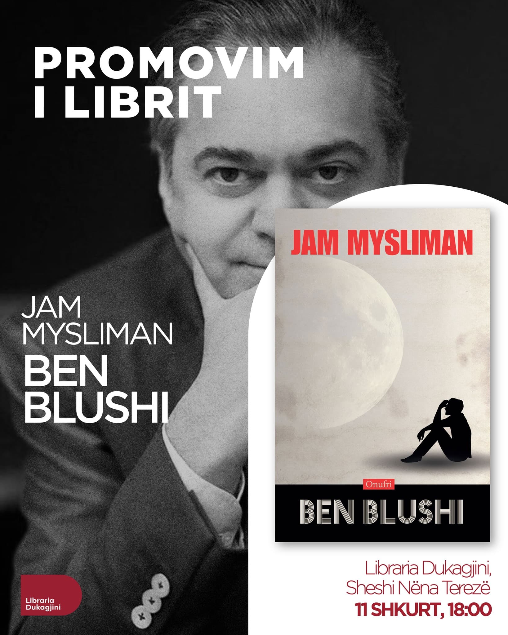 Ben Blushi promovon librin “Jam Mysliman” në Prishtinë