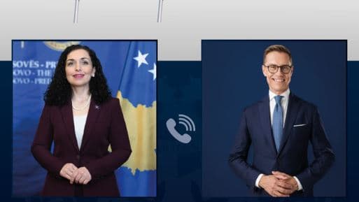 E ardhmja euroatlantike e vendit, temë e bisedës telefonike mes Osmanit e presidentit finlandez