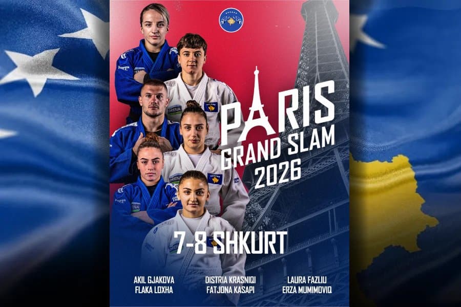Gjashtë xhudistë kosovarë garojnë në Paris Grand Slam 2026