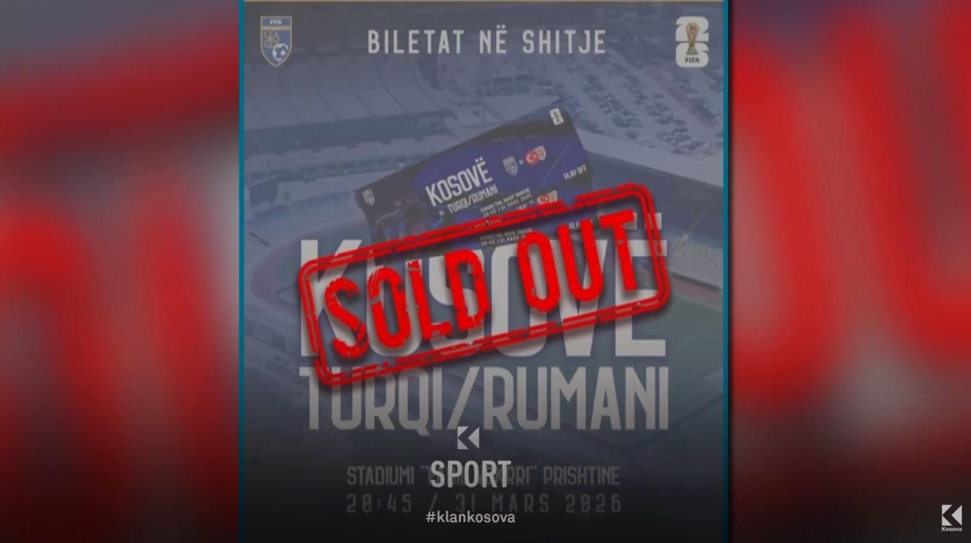 Tregu i zi: Çmimi i biletës për ndeshjen Kosovë-Turqi shkon deri në 500 euro (VIDEO)