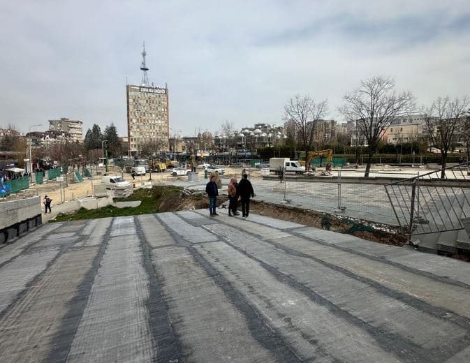 Rama: Në sheshin “Xhorxh Bush” ka filluar faza e dytë e punimeve