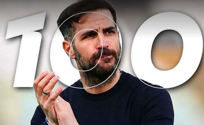 Fabregas arrin 100 pikë si trajner në Serie A