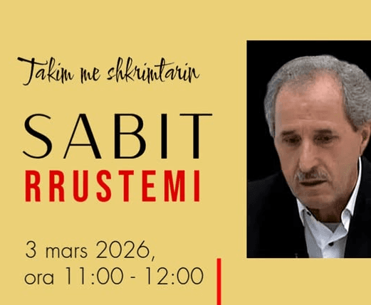 Takim me shkrimtarin Sabit Rrustemi në Ditën Ndërkombëtare të Shkrimtarëve