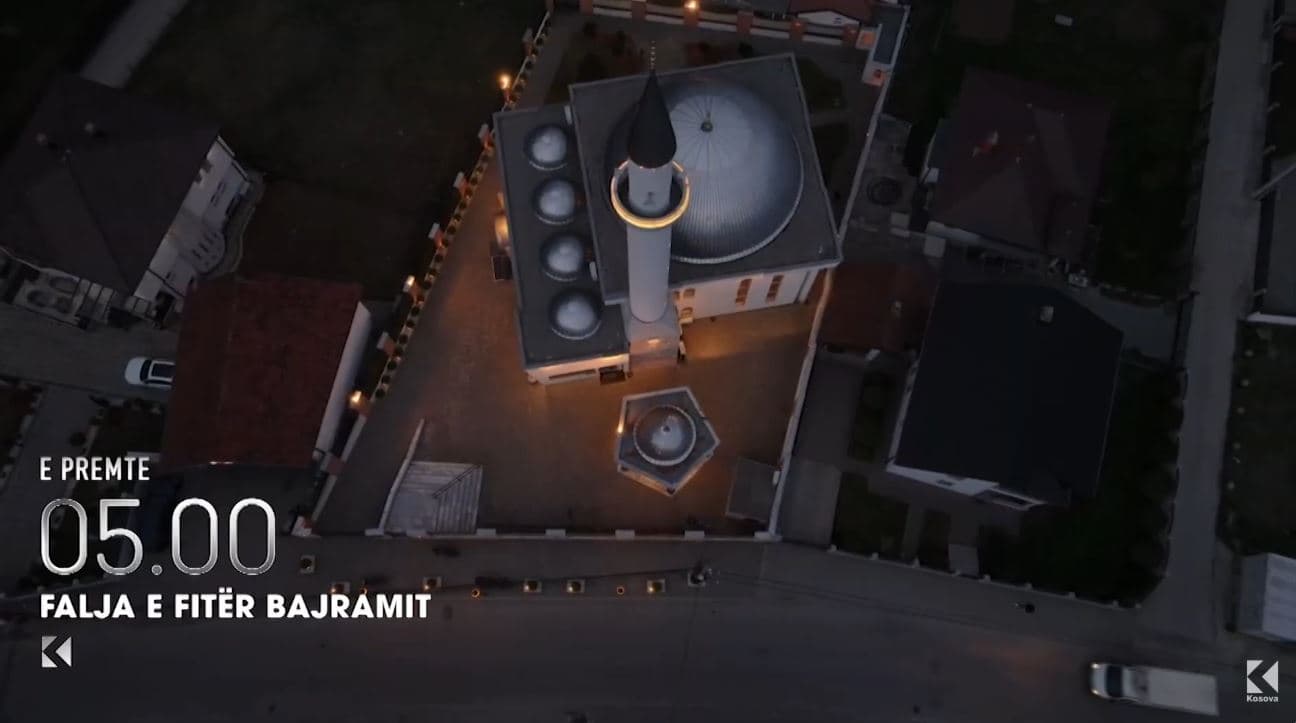 Klan Kosova transmeton faljen e Fitër Bajramit nga xhamia “Haxhi Ibrahim Devolli” në Pejë